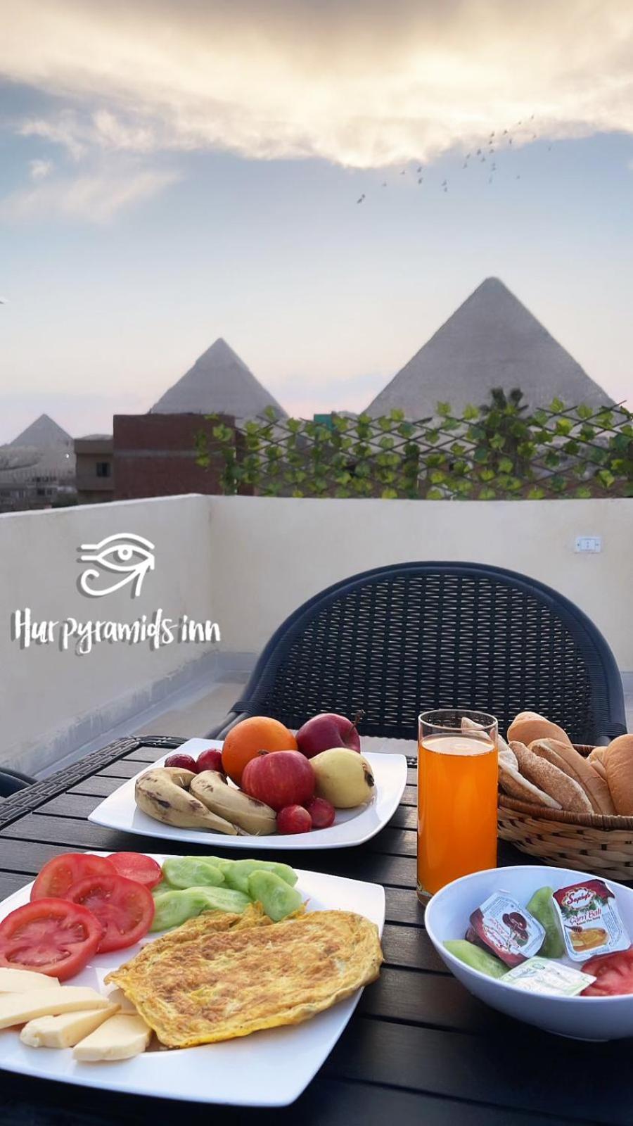Hur Pyramids Land Inn Kafret el-Gabal Zewnętrze zdjęcie