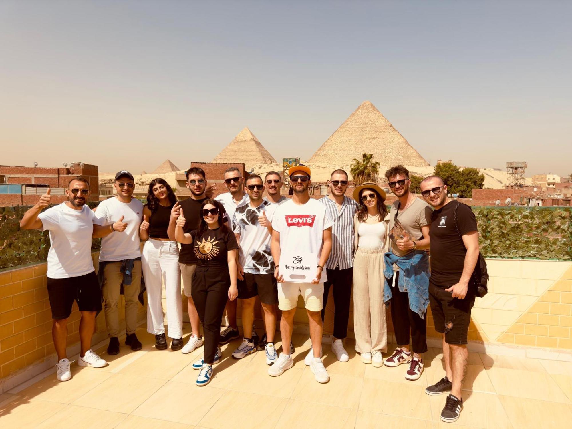 Hur Pyramids Land Inn Kafret el-Gabal Zewnętrze zdjęcie