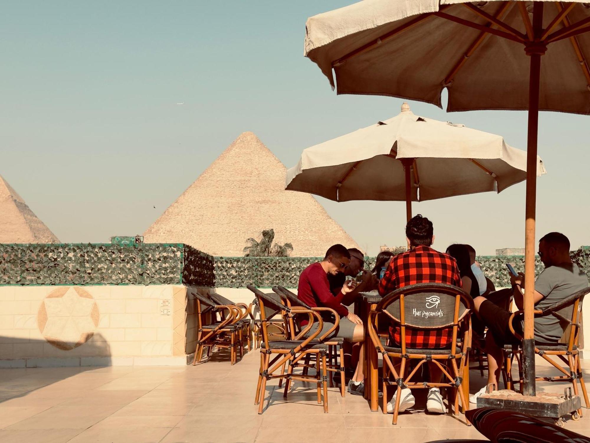 Hur Pyramids Land Inn Kafret el-Gabal Zewnętrze zdjęcie