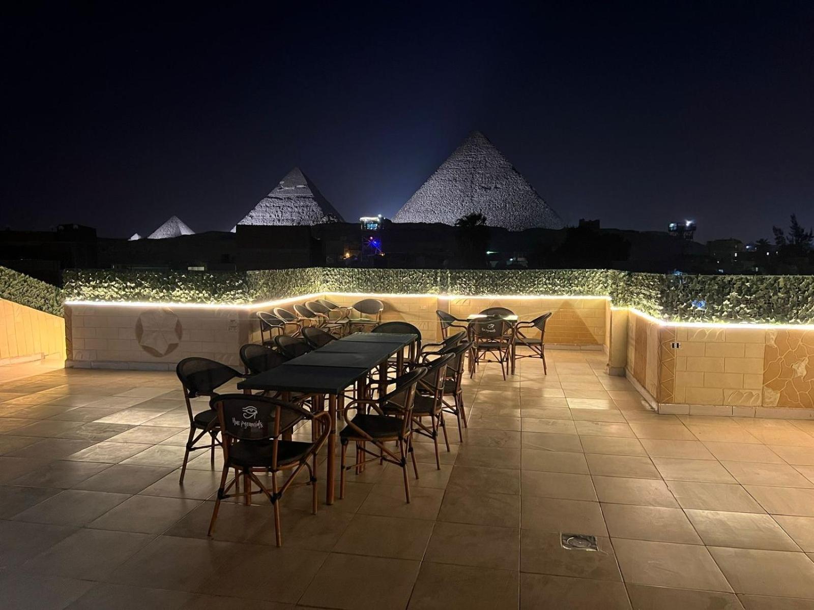Hur Pyramids Land Inn Kafret el-Gabal Zewnętrze zdjęcie