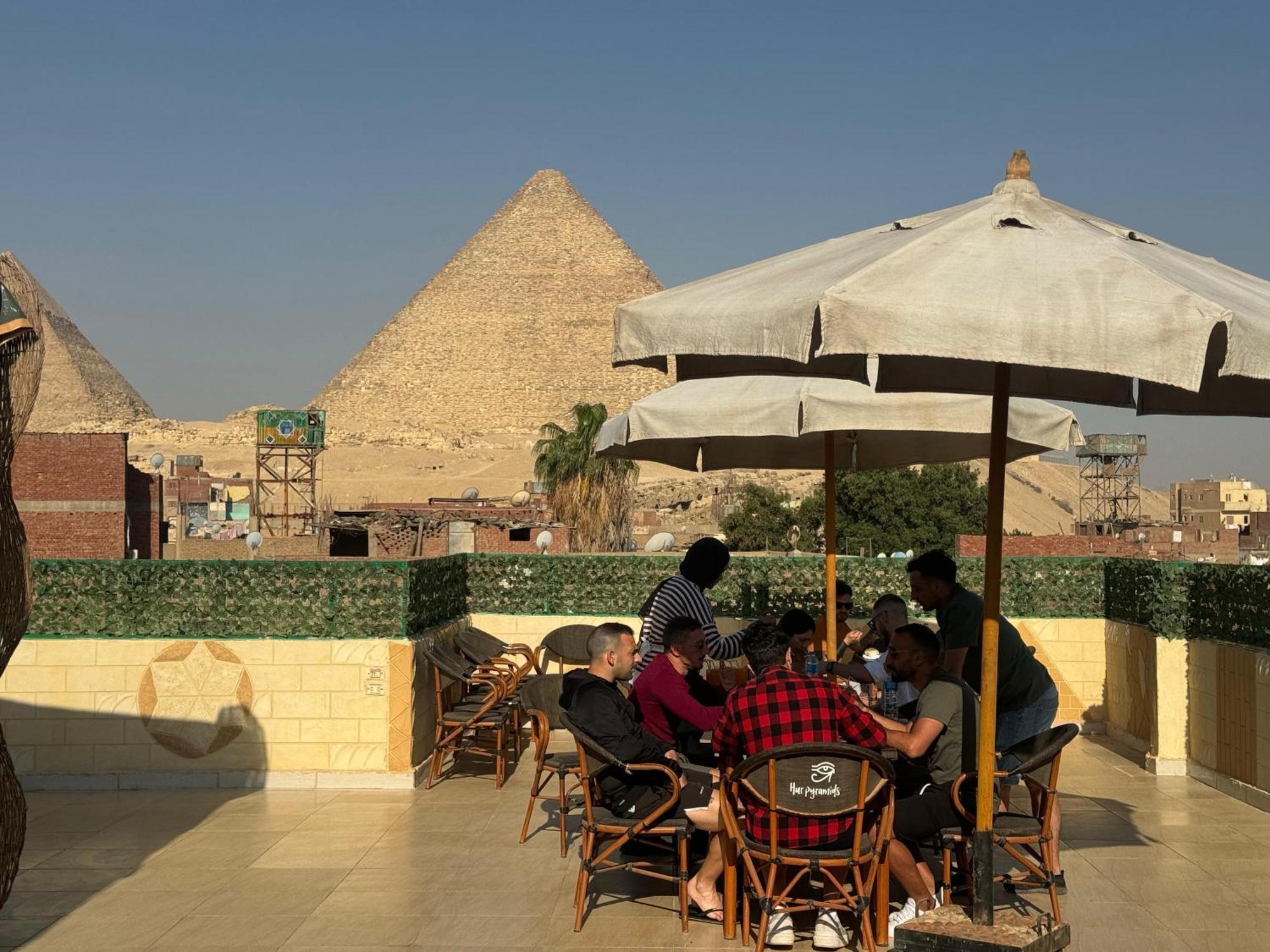 Hur Pyramids Land Inn Kafret el-Gabal Zewnętrze zdjęcie