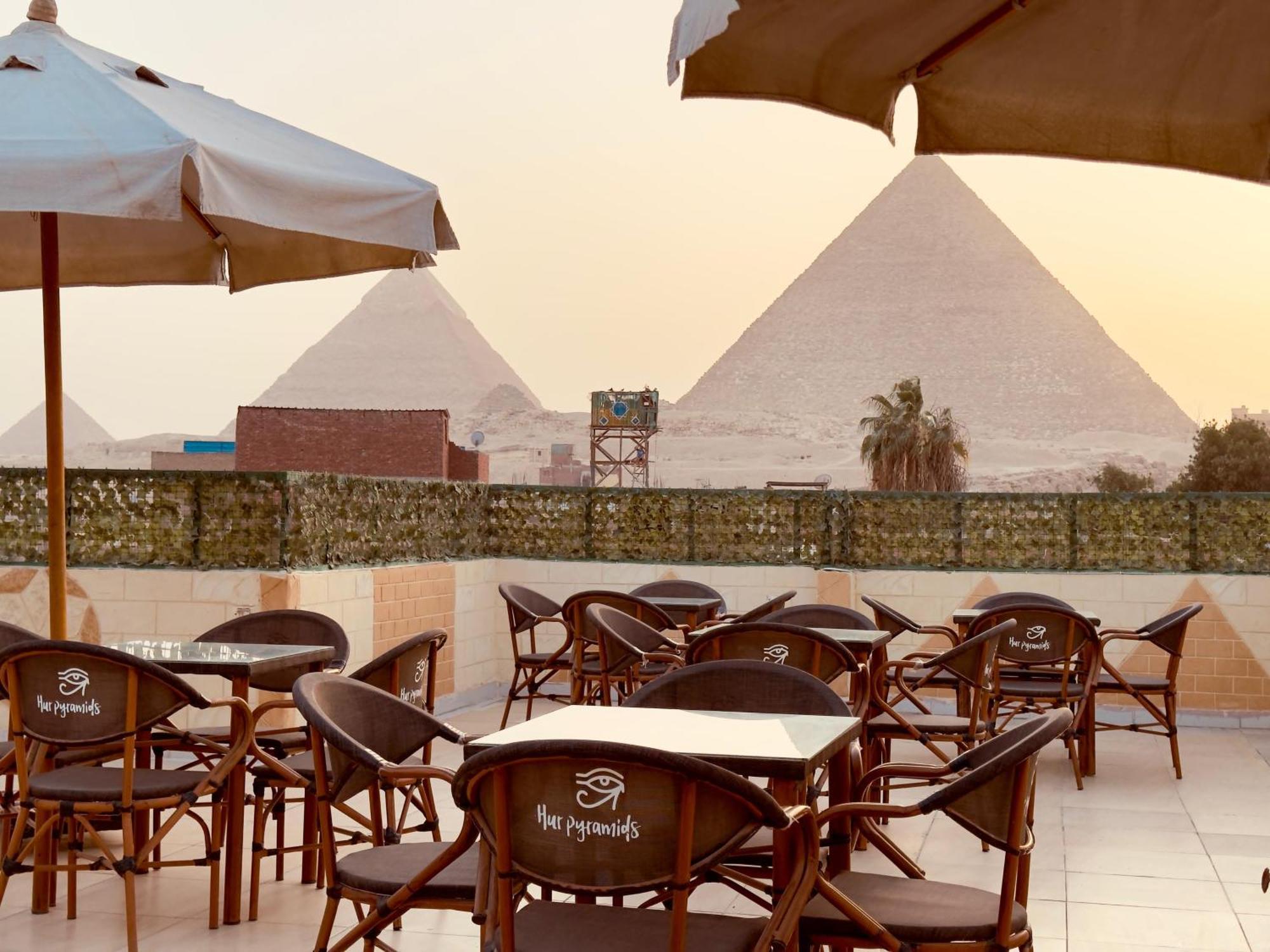 Hur Pyramids Land Inn Kafret el-Gabal Zewnętrze zdjęcie