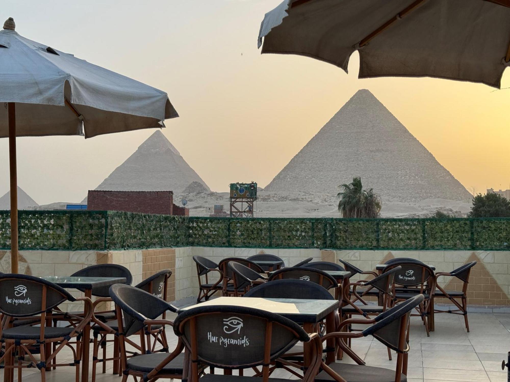 Hur Pyramids Land Inn Kafret el-Gabal Zewnętrze zdjęcie